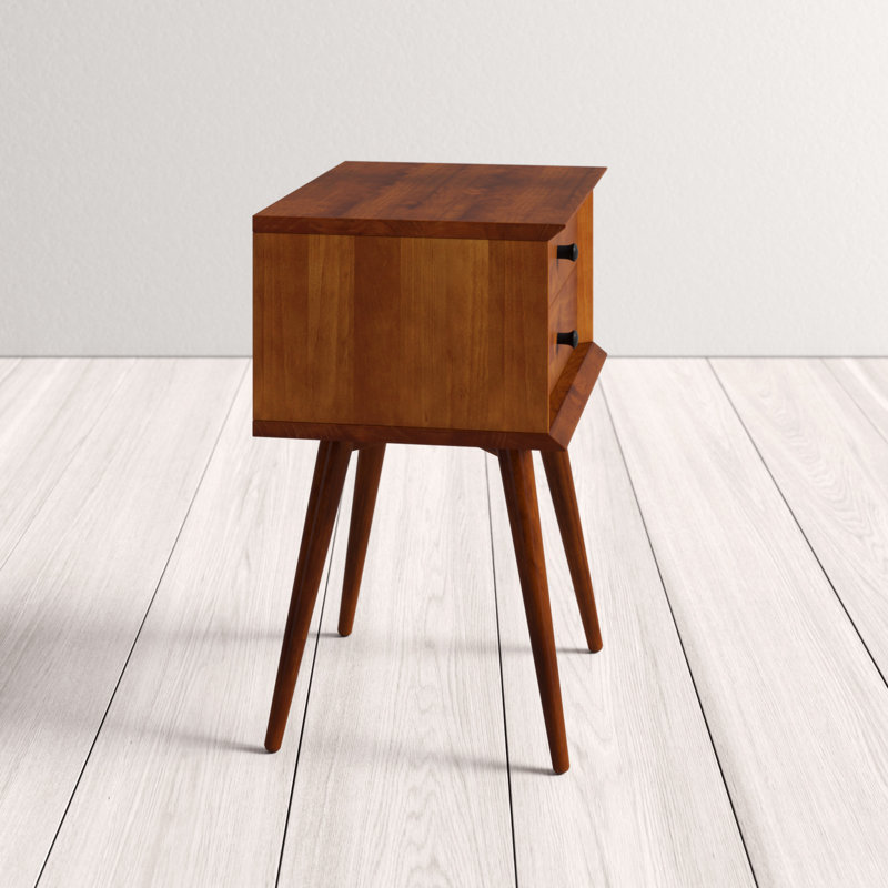 AllModern Grady Solid Wood Nightstand & Reviews Wayfair Canada